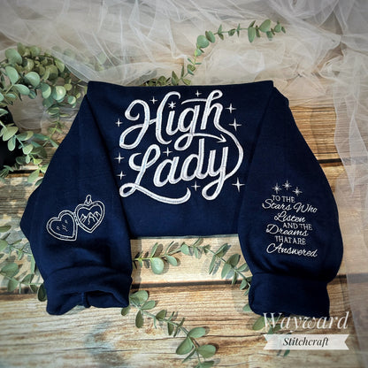 High Lady Embroidered Sweatshirt