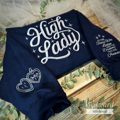High Lady Embroidered Sweatshirt