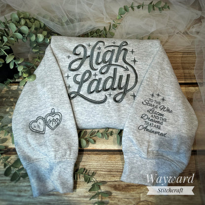 High Lady Embroidered Sweatshirt