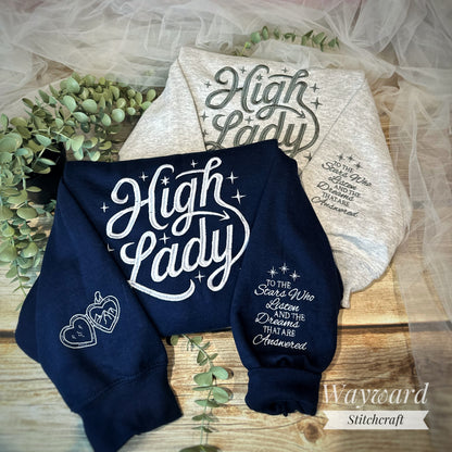 High Lady Embroidered Sweatshirt
