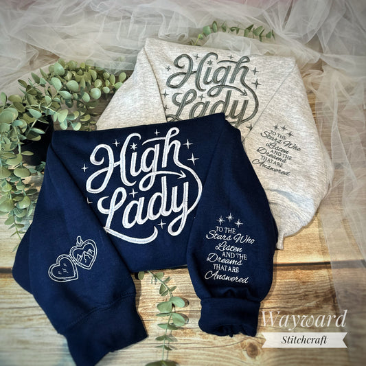 High Lady Embroidered Sweatshirt