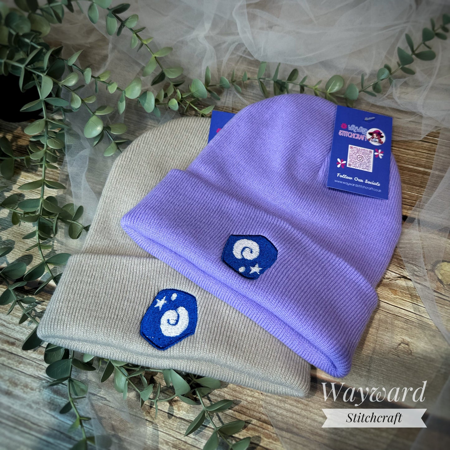 Fossil Embroidered Beanie Hat