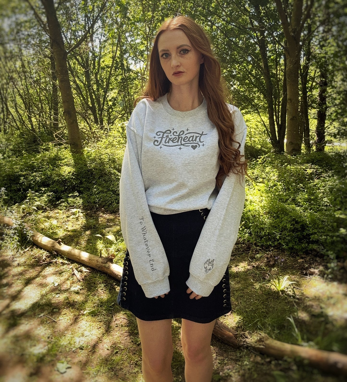 Fireheart Embroidered Sweatshirt