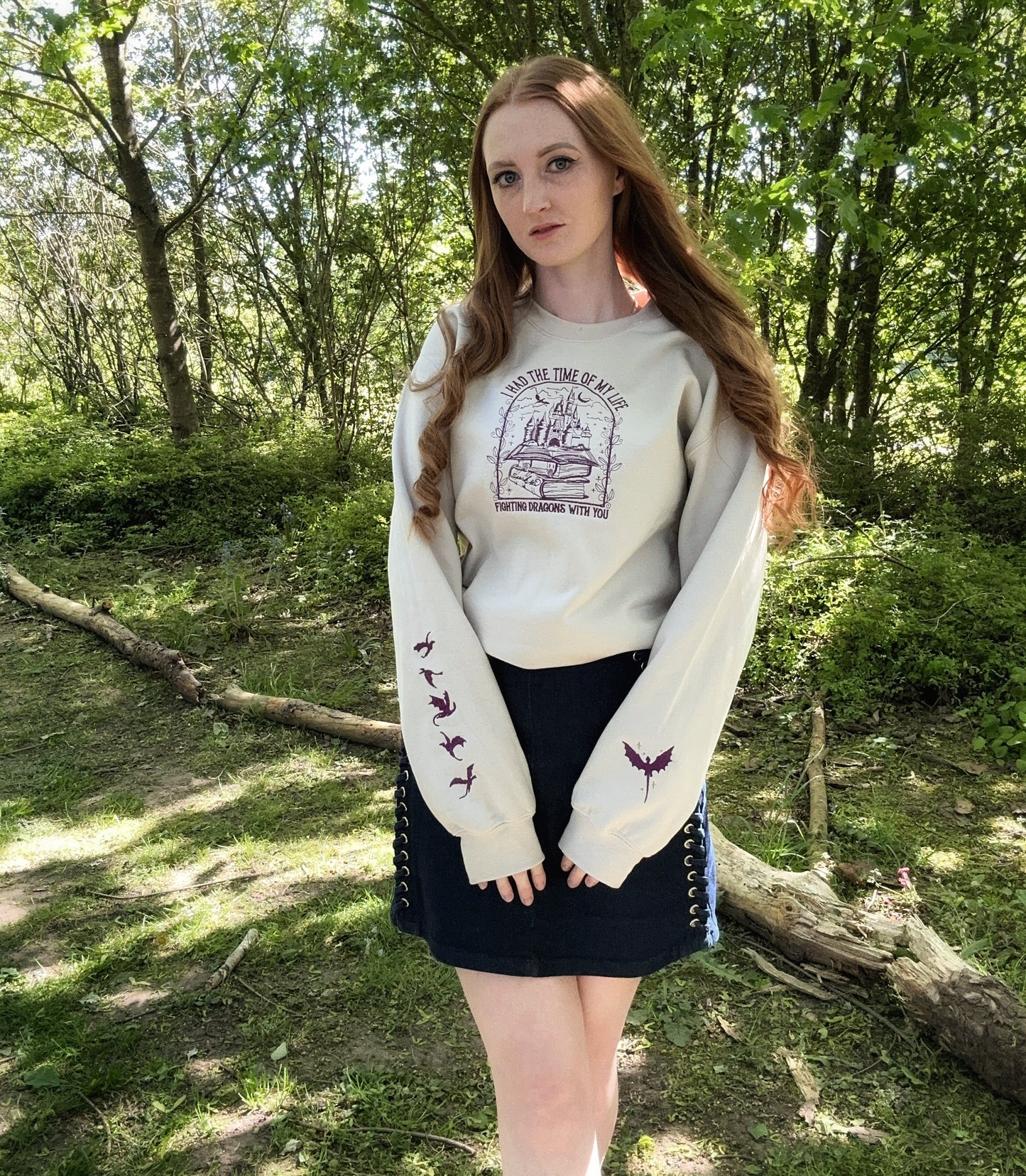 Time Of My Life Embroidered Sweatshirt