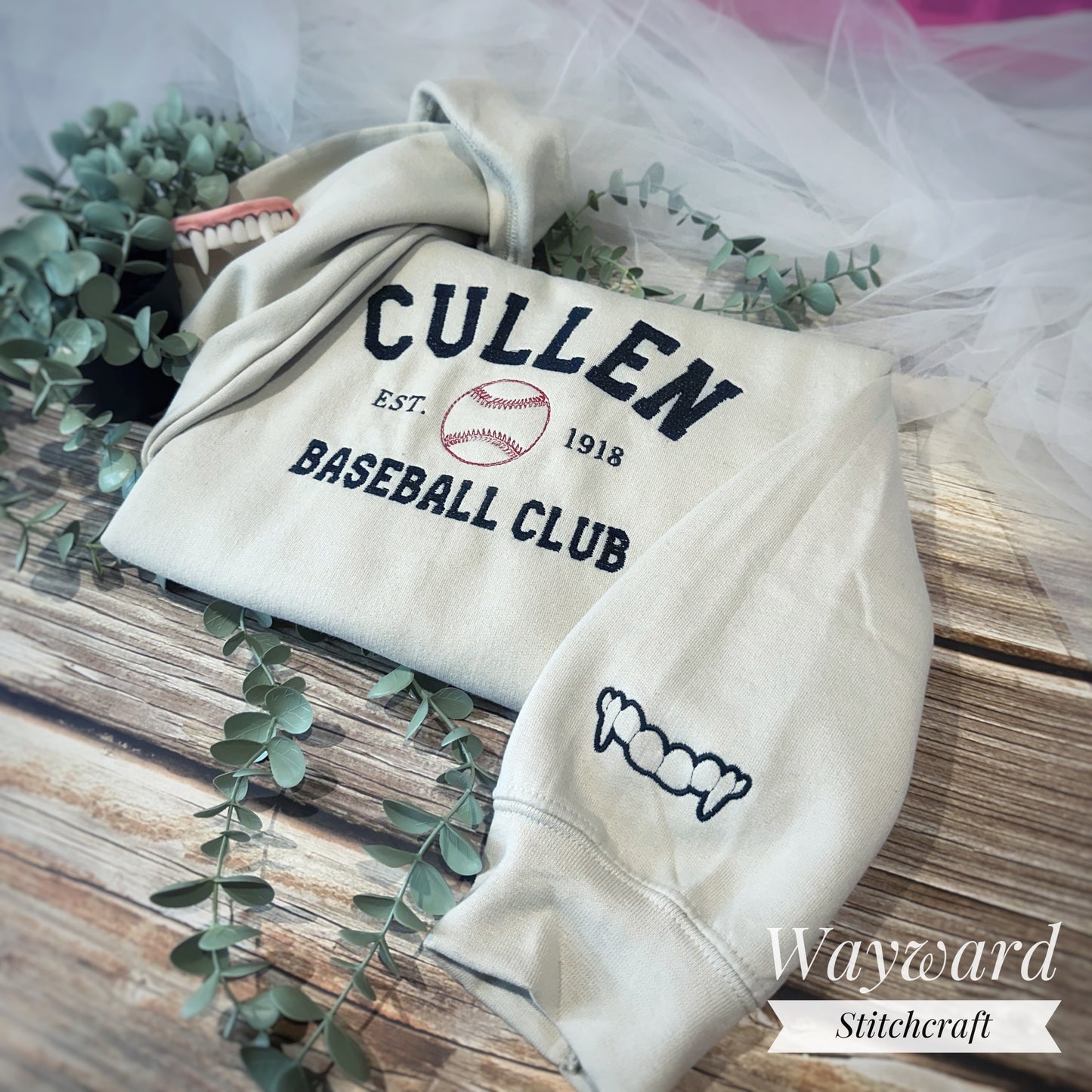 Cullen Baseball Embroidered Sweatshirt