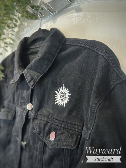 SPN Dodgeball Dean Embroidered Denim Jacket
