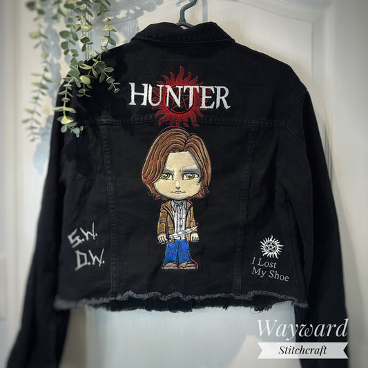 SPN Sam Winchester Embroidered Denim Jacket