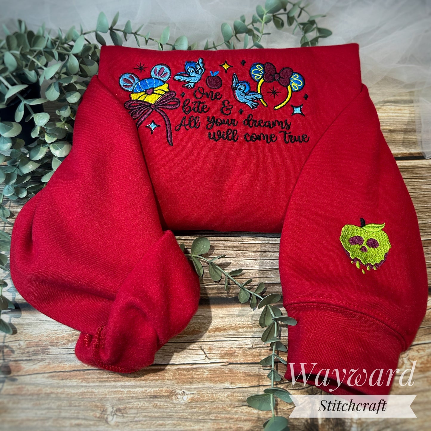 One Bite Embroidered Sweatshirt
