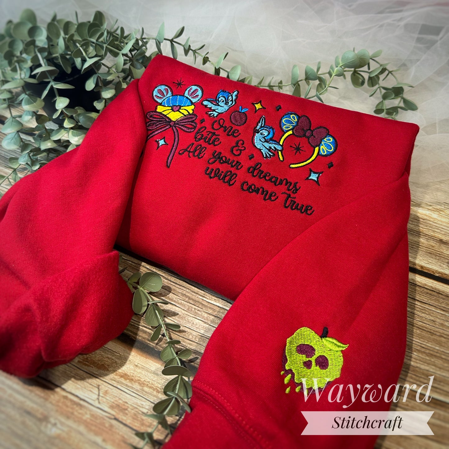 One Bite Embroidered Sweatshirt