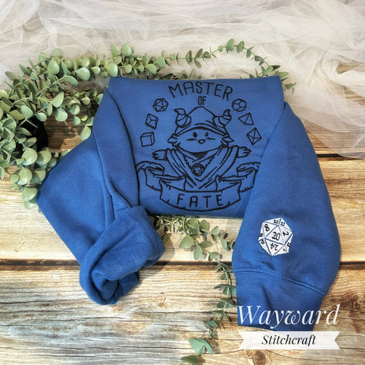 Master Of Fate Embroidered Sweatshirt