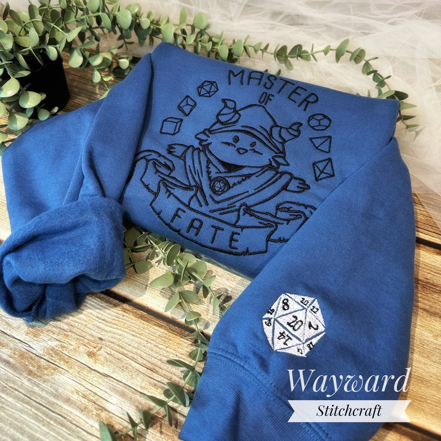 Master Of Fate Embroidered Sweatshirt