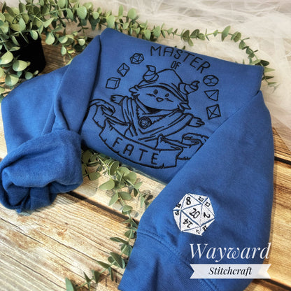Master Of Fate Embroidered Sweatshirt