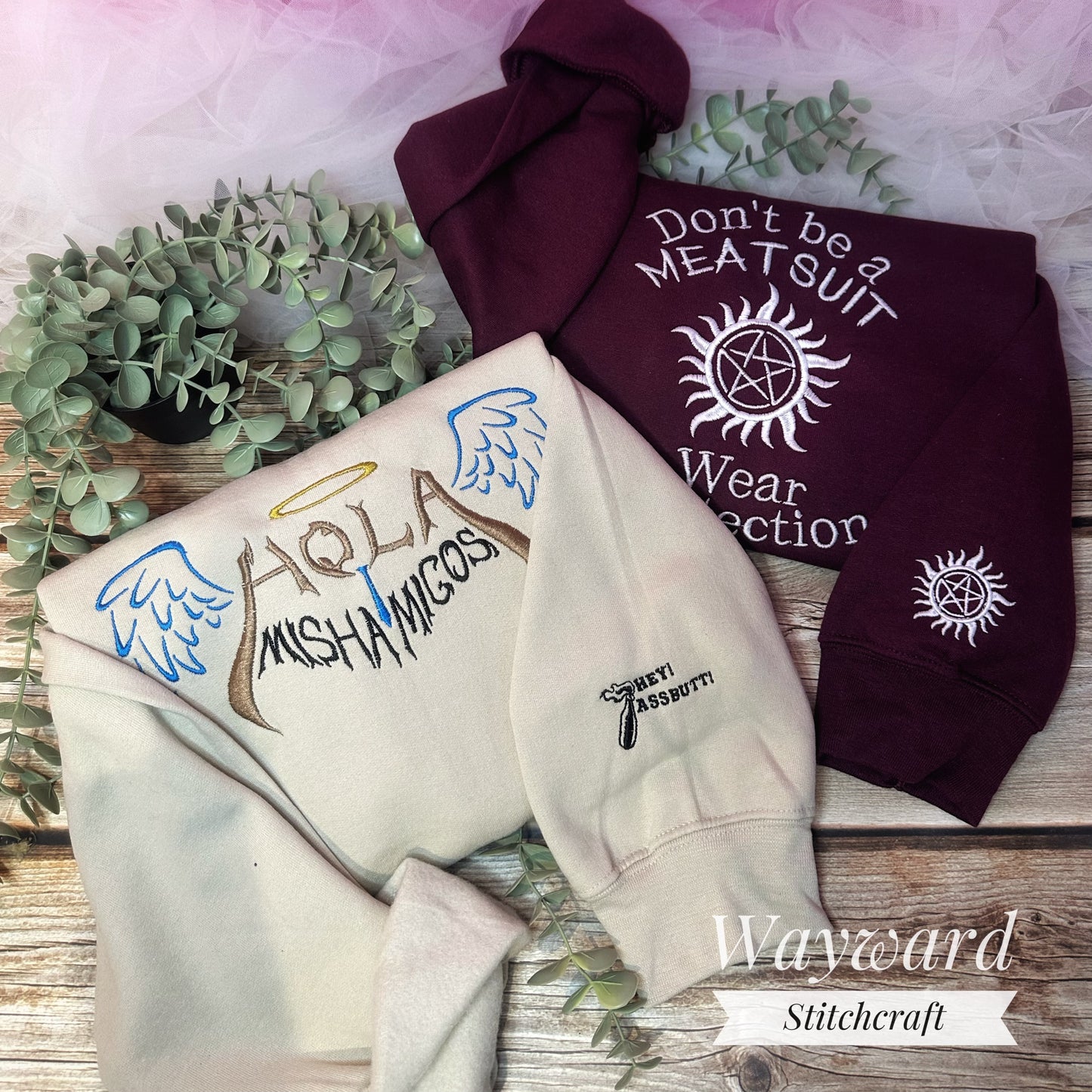 SPN Mishamigos Embroidered Sweatshirt