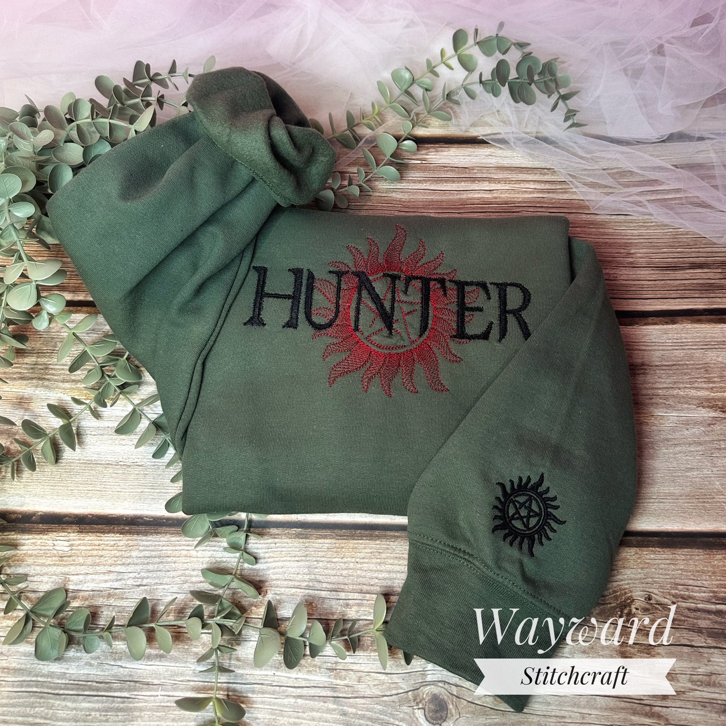 SPN Hunter Logo Embroidered Sweatshirt