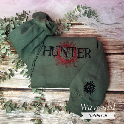 SPN Hunter Logo Embroidered Sweatshirt