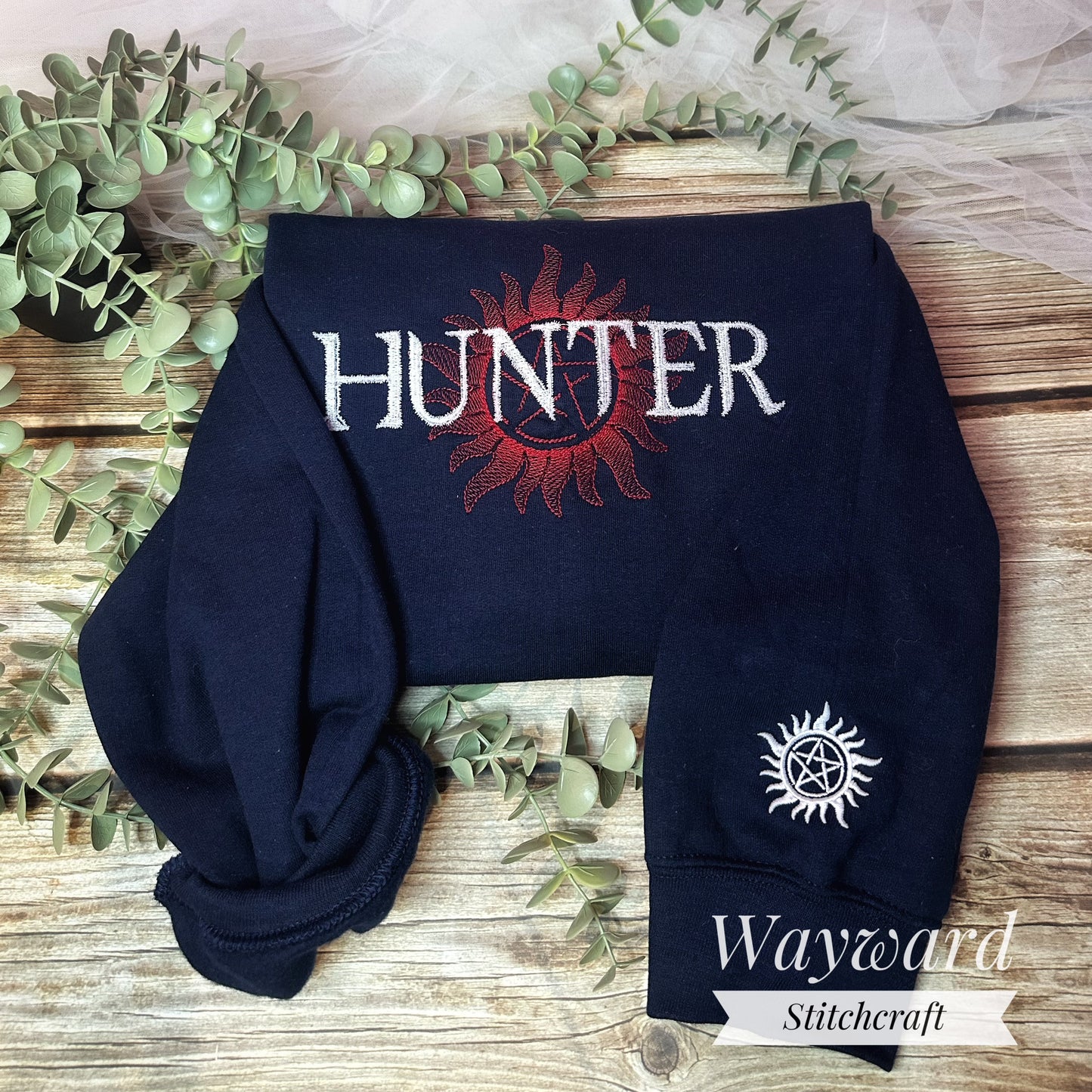 SPN Hunter Logo Embroidered Sweatshirt