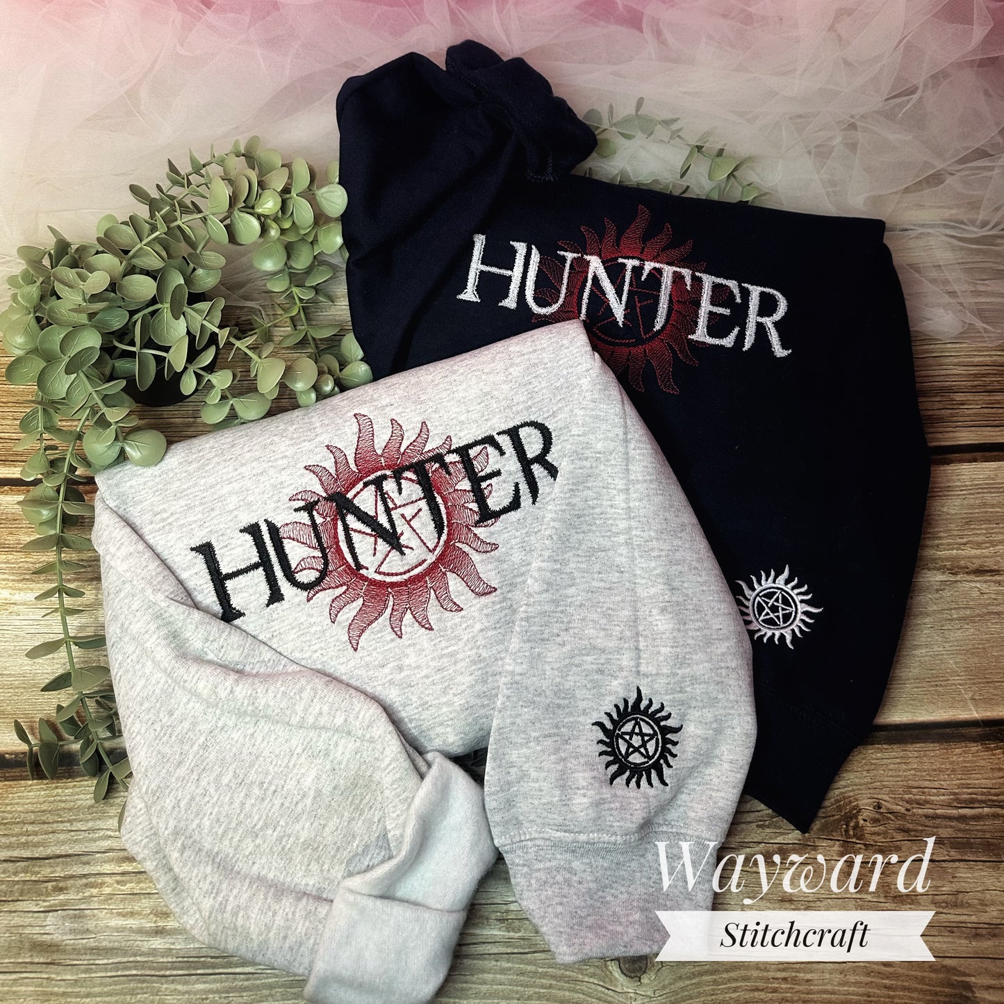 SPN Hunter Logo Embroidered Sweatshirt