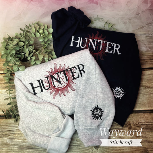 SPN Hunter Logo Embroidered Sweatshirt