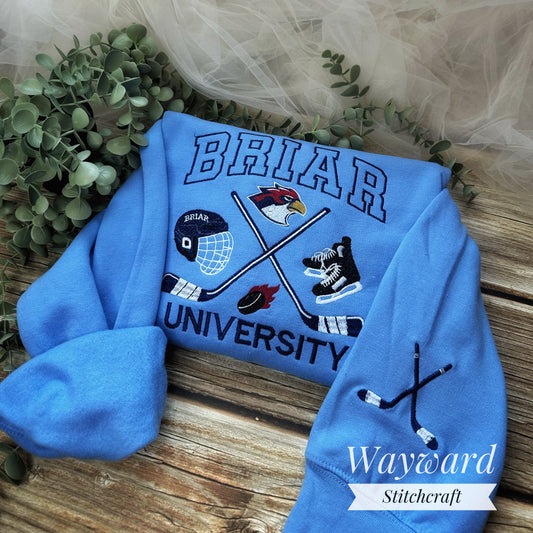 Briar University Embroidered Sweatshirt