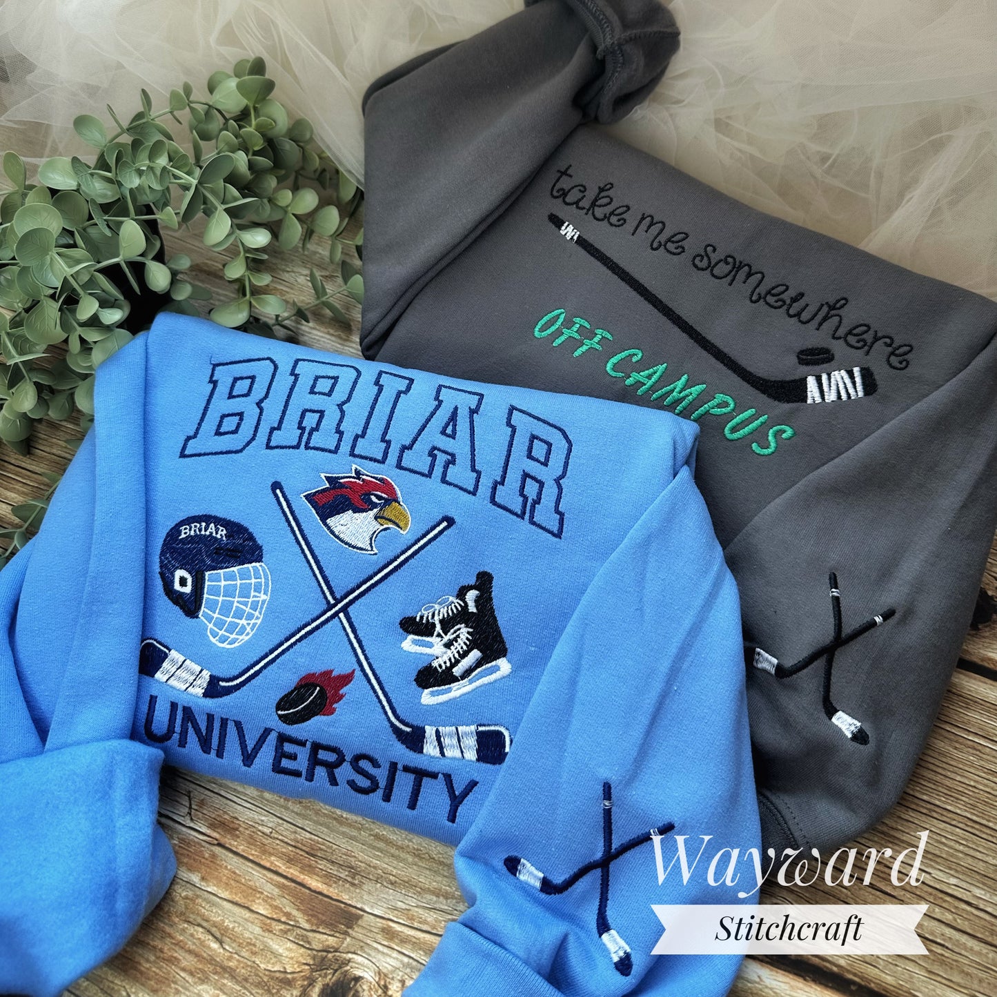 Briar University Embroidered Sweatshirt