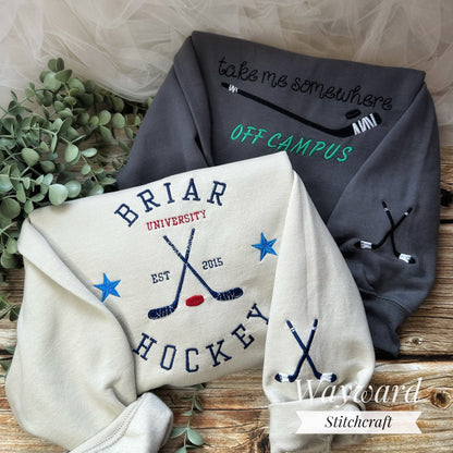 Briar Hockey Embroidered Sweatshirt