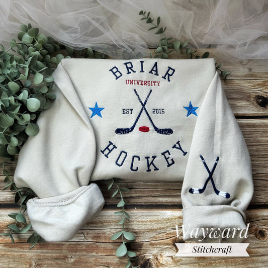Briar Hockey Embroidered Sweatshirt
