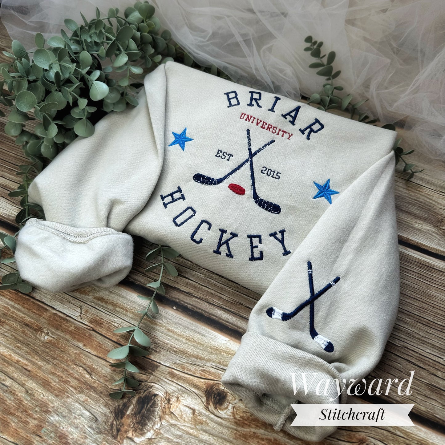 Briar Hockey Embroidered Sweatshirt