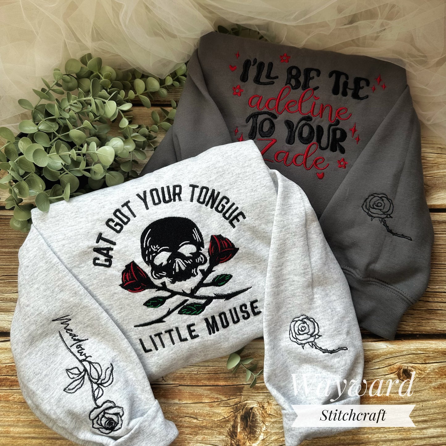 Adeline To Your Zade Embroidered Sweatshirt