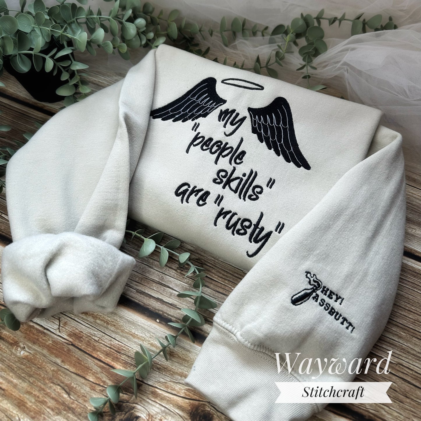 SPN "People Skills" Embroidered Sweatshirt
