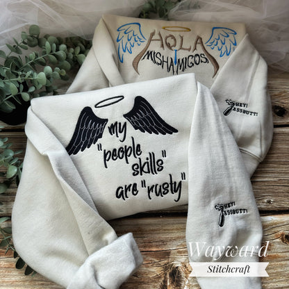 SPN "People Skills" Embroidered Sweatshirt