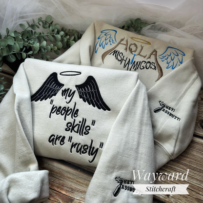 SPN "People Skills" Embroidered Sweatshirt