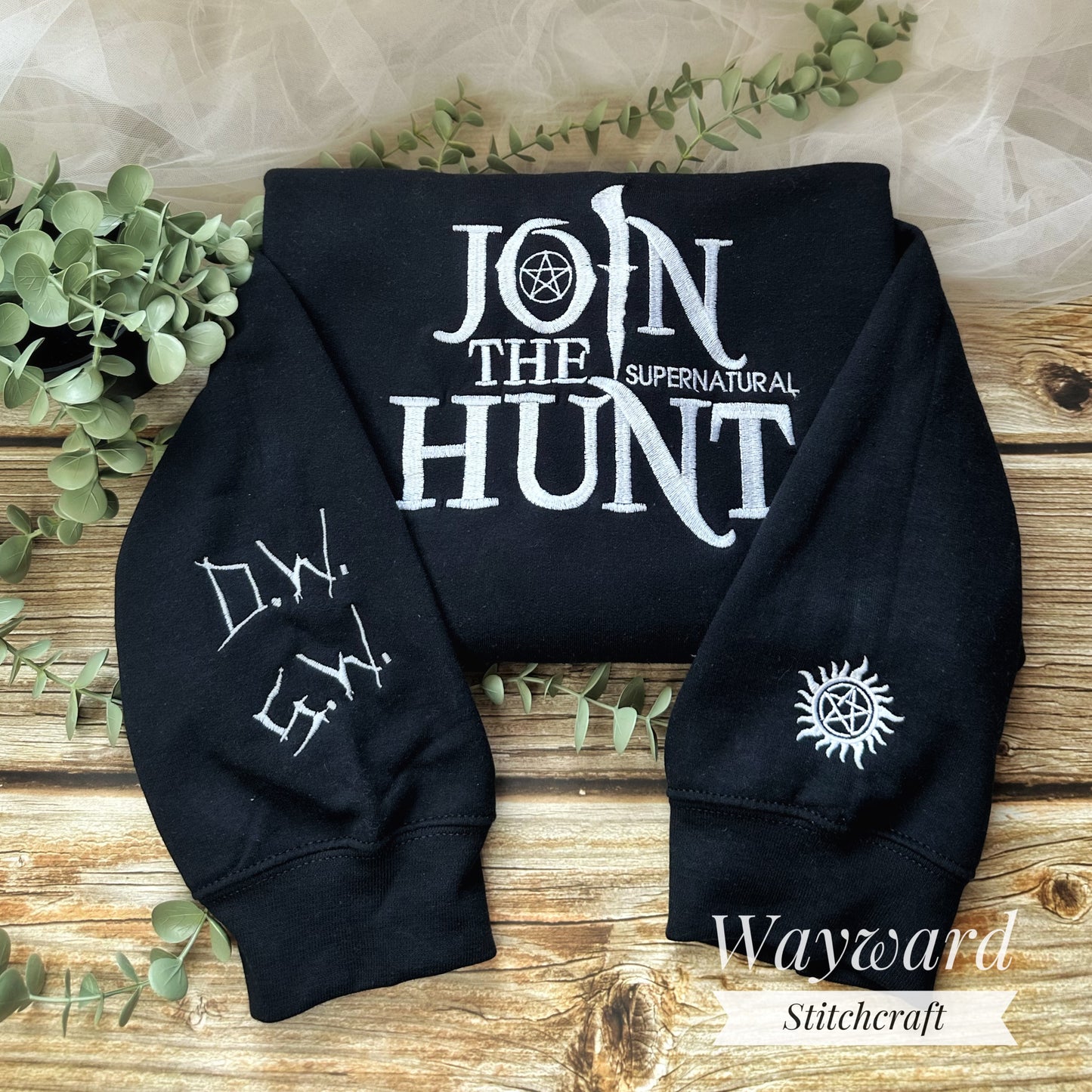SPN Join The Hunt Embroidered Sweatshirt