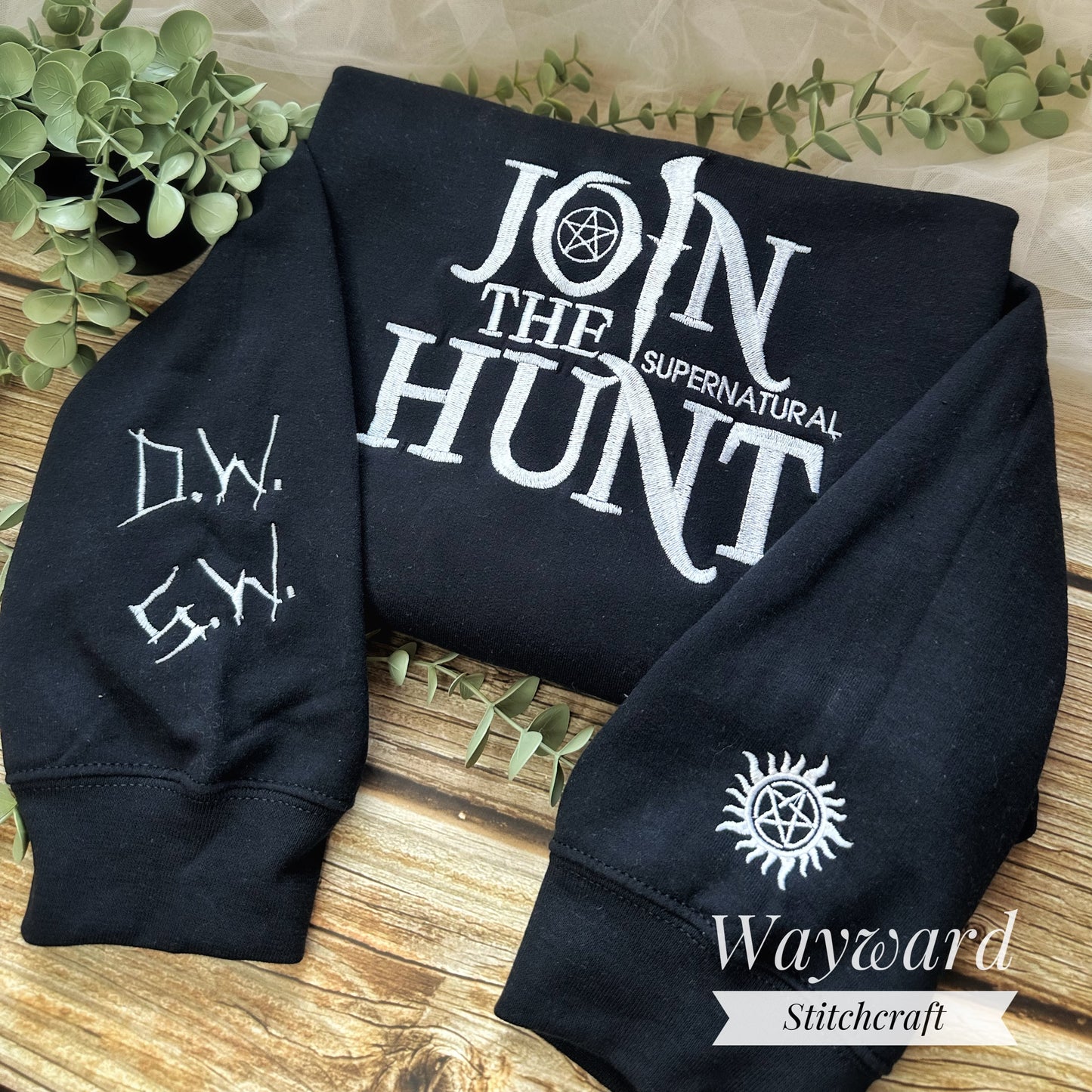 SPN Join The Hunt Embroidered Sweatshirt