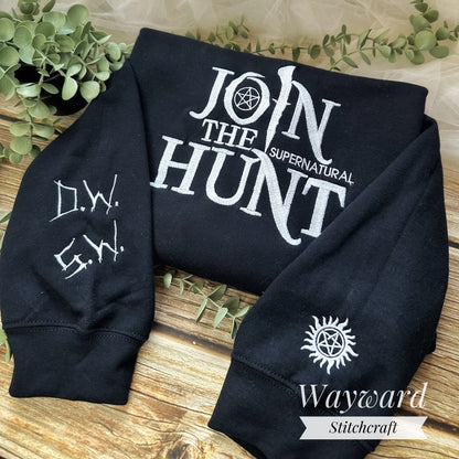 SPN Join The Hunt Embroidered Sweatshirt