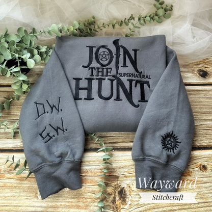 SPN Join The Hunt Embroidered Sweatshirt