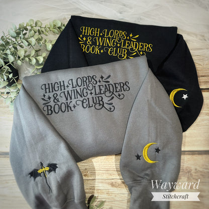 High Lords & Wingleaders Embroidered Sweatshirt