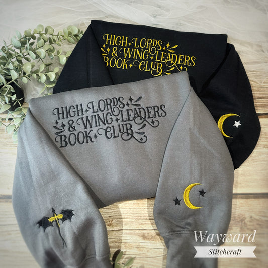 High Lords & Wingleaders Embroidered Sweatshirt