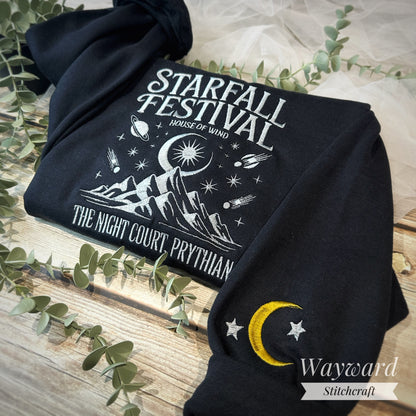 Starfall Festival Embroidered Sweatshirt