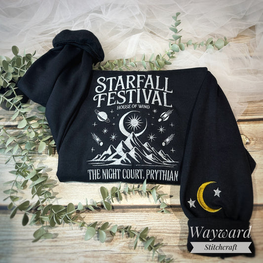 Starfall Festival Embroidered Sweatshirt