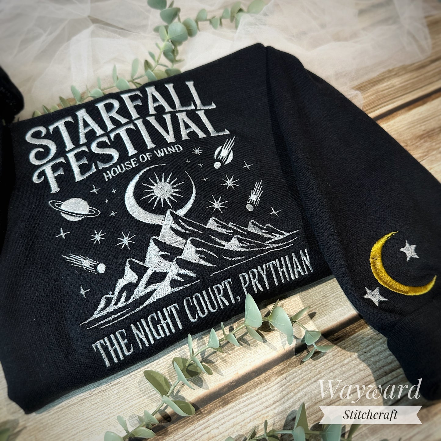 Starfall Festival Embroidered Sweatshirt