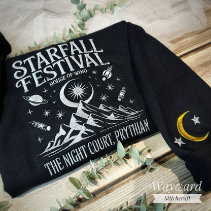 Starfall Festival Embroidered Sweatshirt