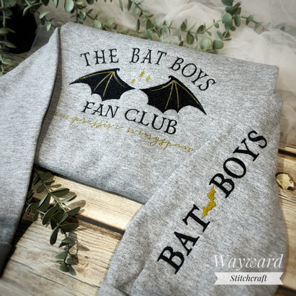Bat Boys Fan Club Embroidered Sweatshirt