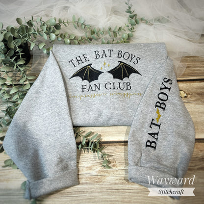 Bat Boys Fan Club Embroidered Sweatshirt