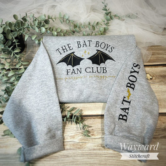 Bat Boys Fan Club Embroidered Sweatshirt