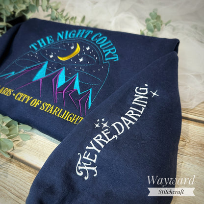 The Night Court Embroidered Sweatshirt