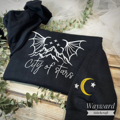 City Of Stars Embroidered Sweatshirt