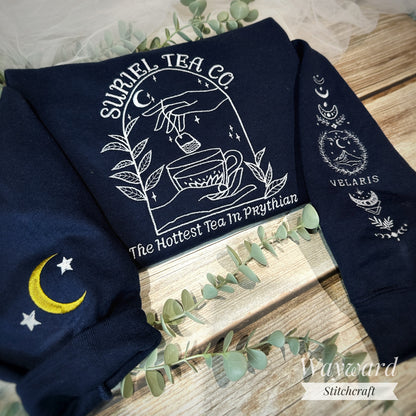 Suriel Tea Co. Embroidered Sweatshirt