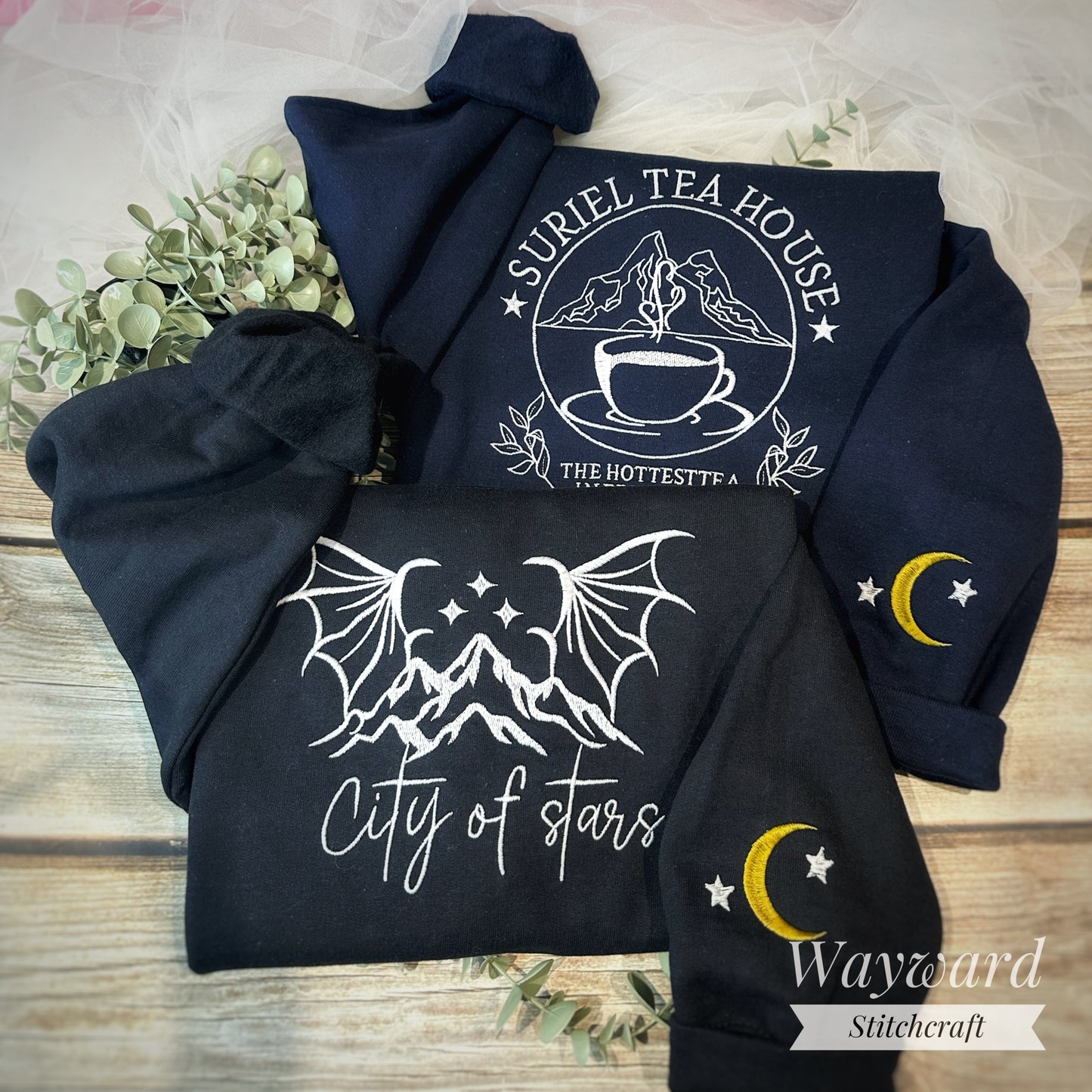 City Of Stars Embroidered Sweatshirt