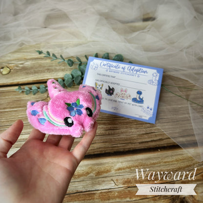 Handmade Fidget Friend Stingray Plush
