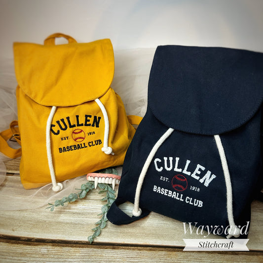 Cullen Baseball Embroidered Mini Rucksack